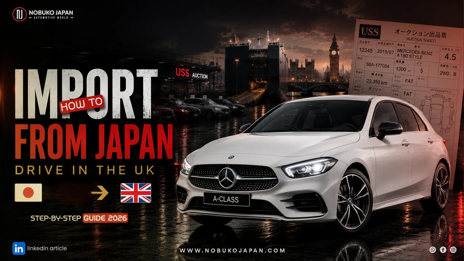 How to Import a Car from Japan to the UK Step-by-Step Guide 2026